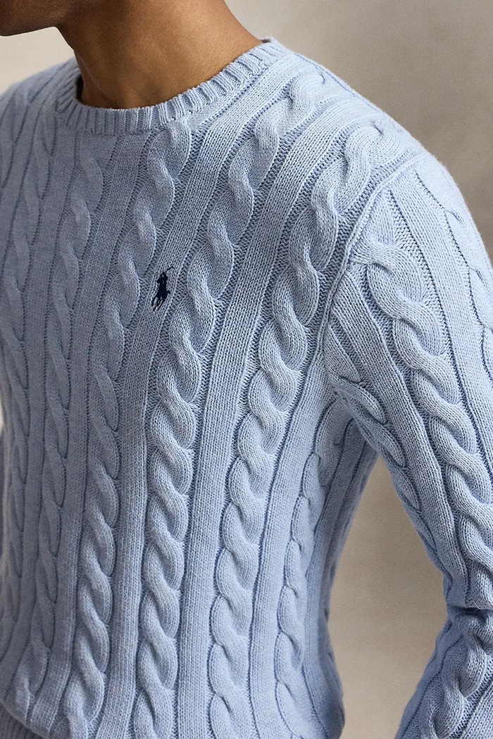 Polo Ralph Lauren sveter pánsky bavlnený modrá 710775885