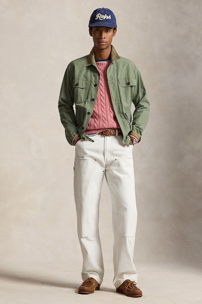 Odzież Polo Ralph Lauren Sweter męski bawełniany 710775885 różowy