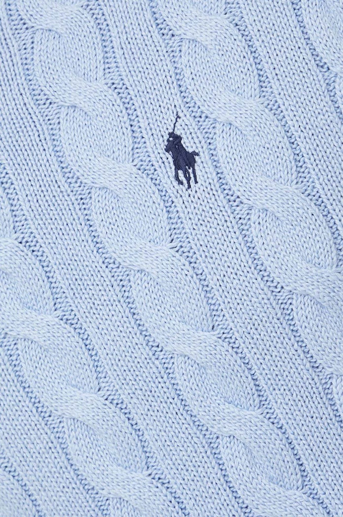Polo Ralph Lauren sweter męski bawełniany 710775885 niebieski
