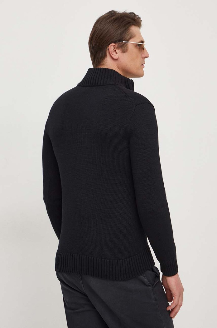 Odzież Polo Ralph Lauren Sweter bawełniany męski 710859939 czarny