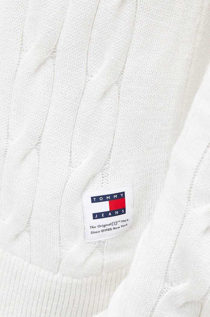 Tommy Jeans sweter DM0DM18363 beżowy