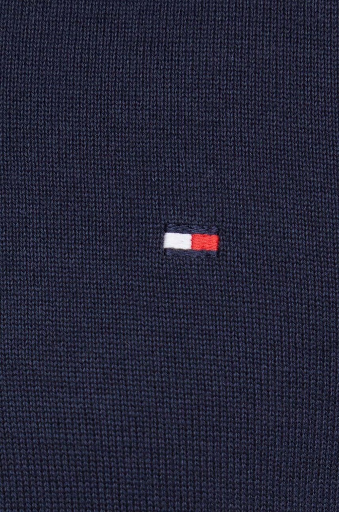 Bavlněný svetr Tommy Hilfiger MW0MW32022 námořnická modř