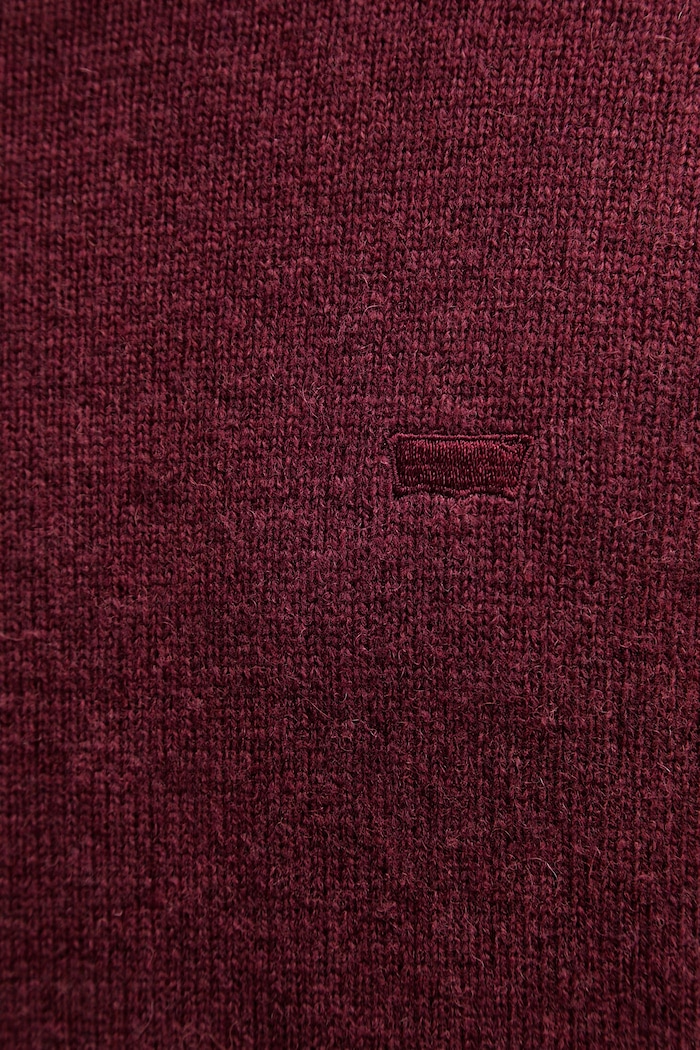 Levi's pulover bărbătesc cu lână A4320 burgundia