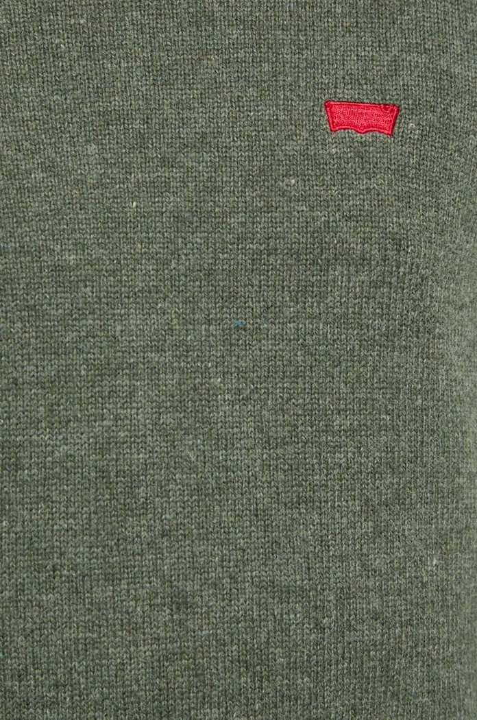 Levi's sweter męski z wełną A4320 zielony
