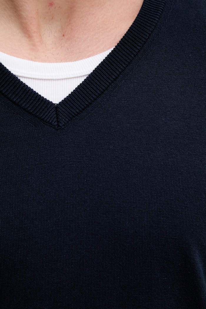 United Colors of Benetton pulover pentru bărbați, din bumbac 1098U4486 bleumarin