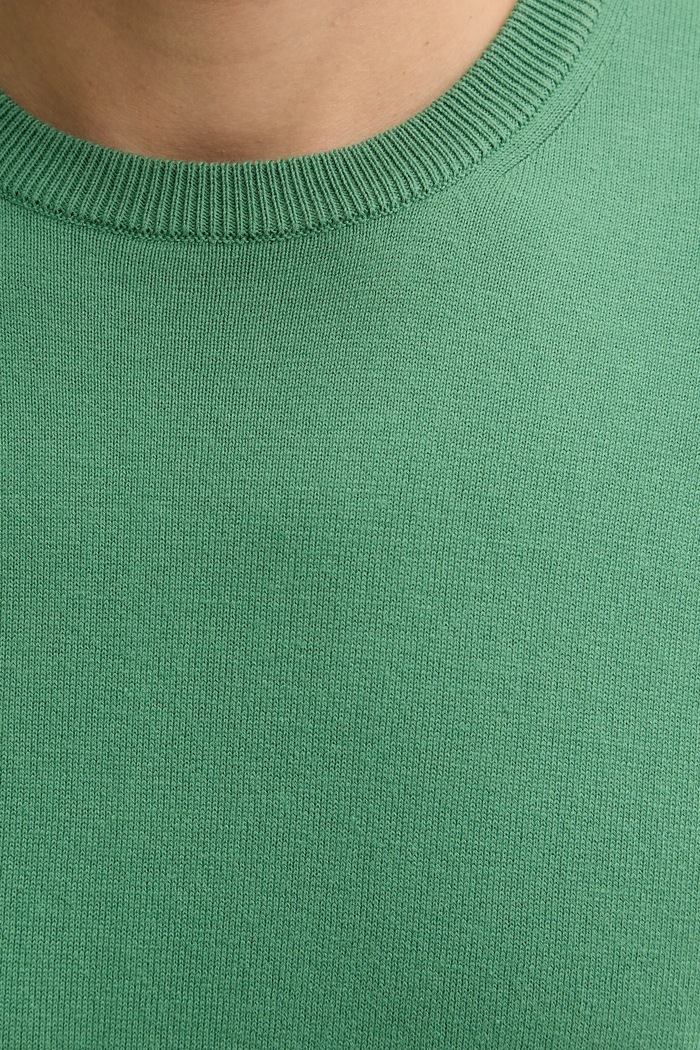 United Colors of Benetton pulover moški bombažen 1098U1I76 zelena