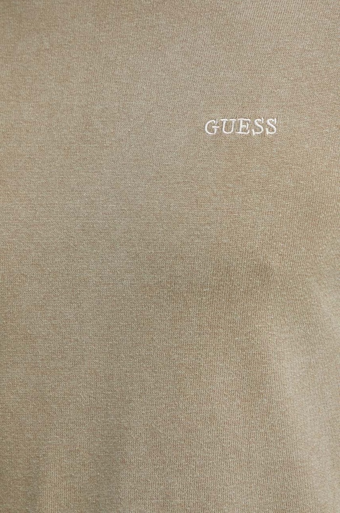 Guess sweter z domieszką jedwabiu CHESLEY M4GR06.Z3DN1 zielony