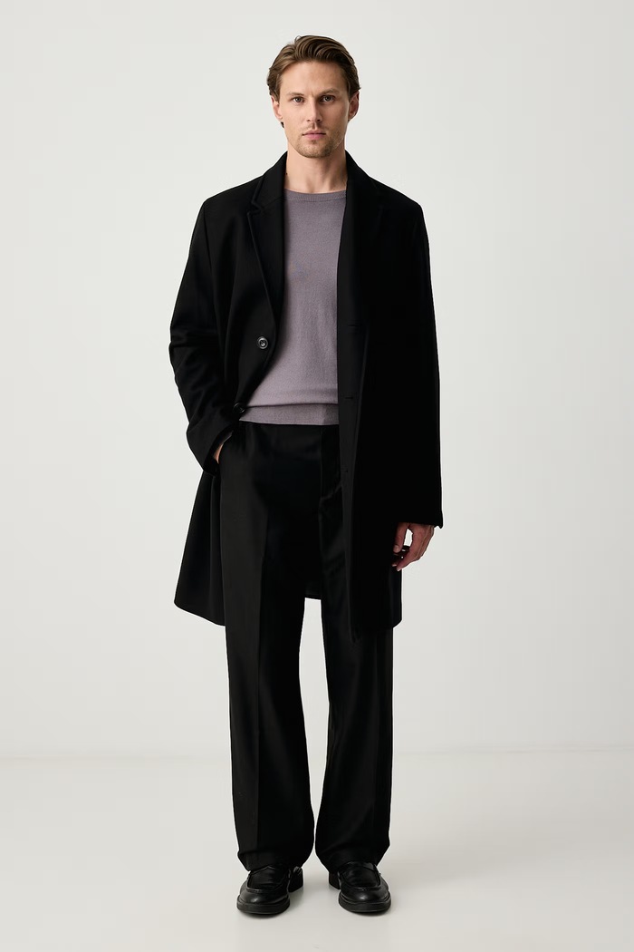 Sisley Светр чоловічий з бавовною 10F2S1C78 фіолетовий SS26