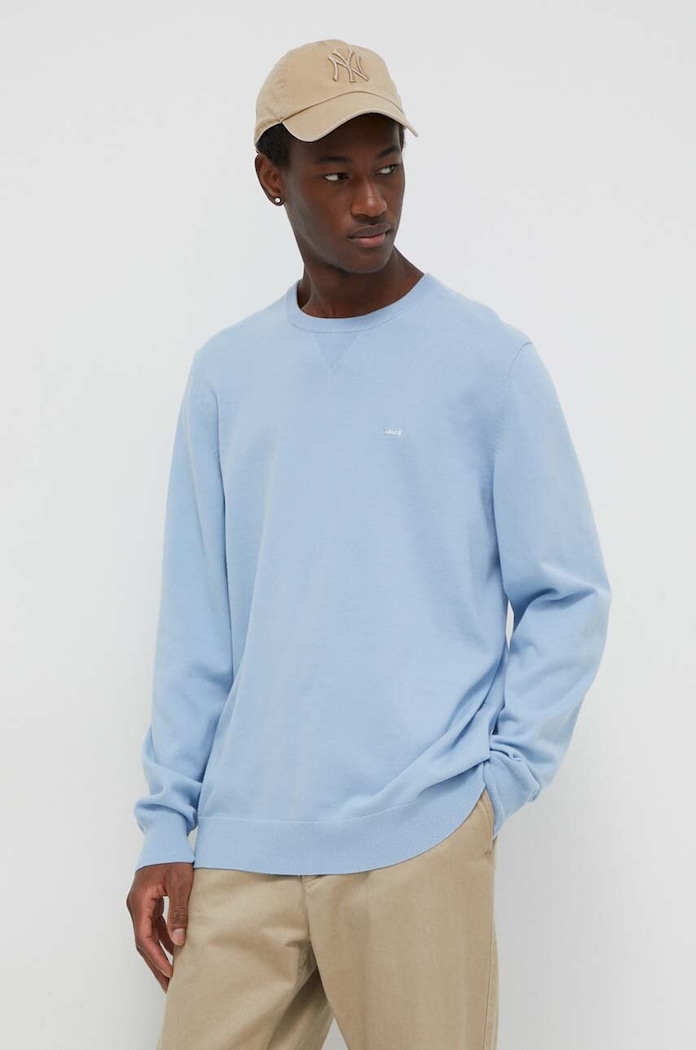 Levi's pulover subtiri albastru A7207