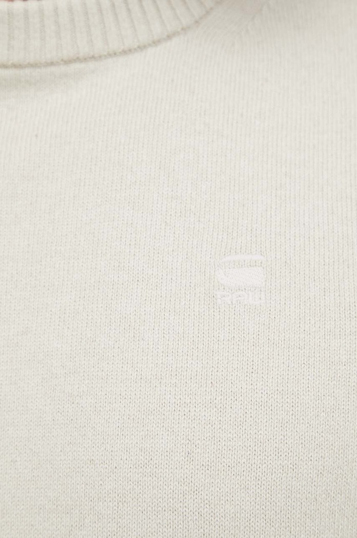G-Star sweter z domieszką wełny beżowy D21931.D563
