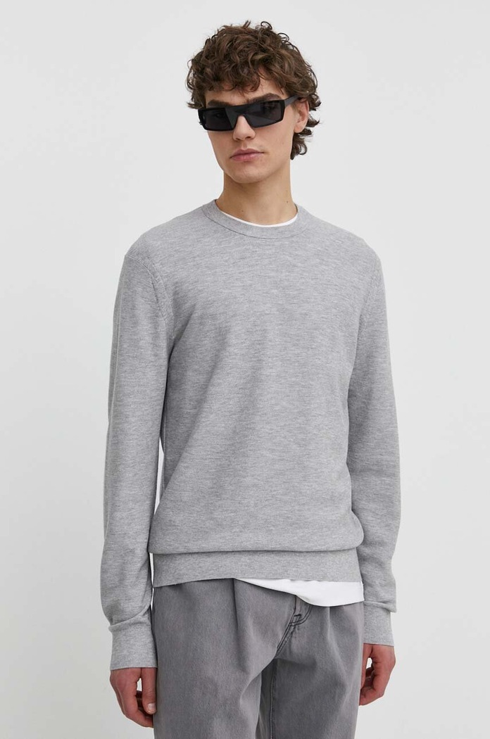 Theory pulover subtiri gri N0186703