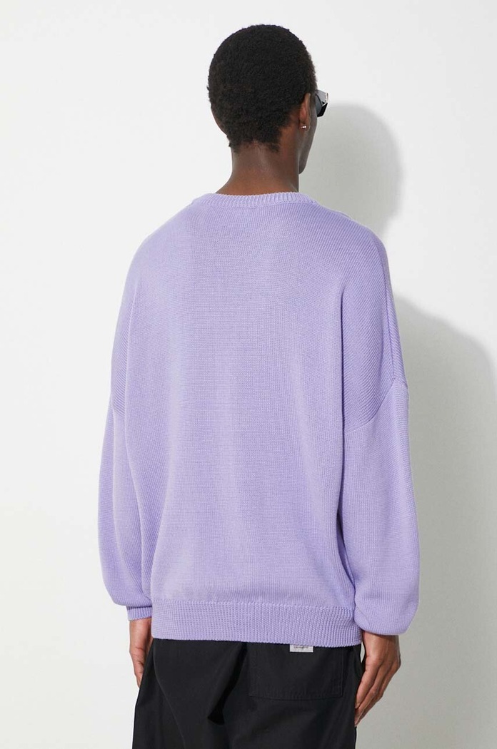 Одяг Вовняний светр 032C Selfie Sweater SS24.K.1011 фіолетовий