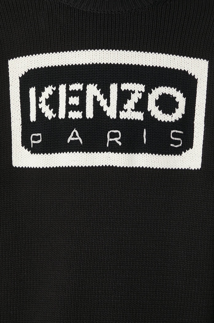 Kenzo wool blend jumper Bicolor Kenzo Paris Jumper FD55PU3833LA.99