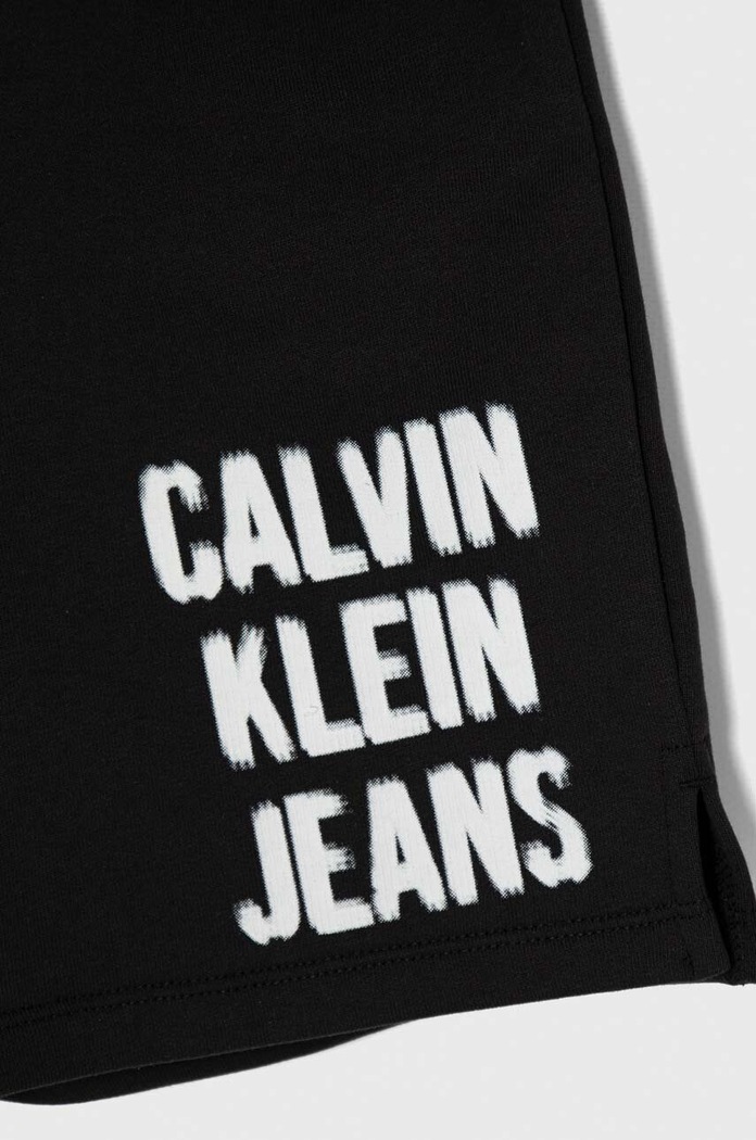 Fiú Calvin Klein Jeans gyerek rövidnadrág IB0IB01941.128.176.PPYH fekete