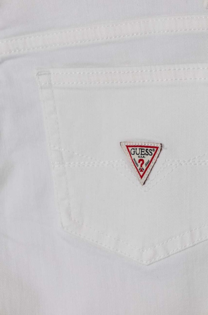 Chłopiec Guess szorty jeansowe dziecięce L4RD11.WE620.PPYH biały
