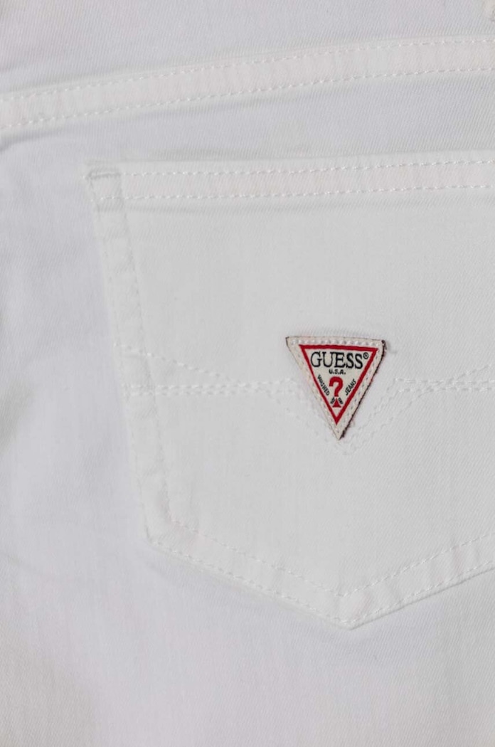 Chłopiec Guess szorty jeansowe dziecięce L4RD11.WE620.PPYH biały