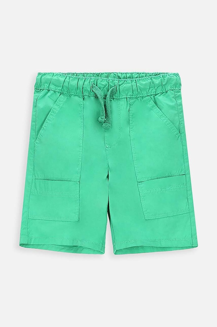 Παιδικό βαμβακερό σορτς Coccodrillo casual πράσινο WC4119502DWK