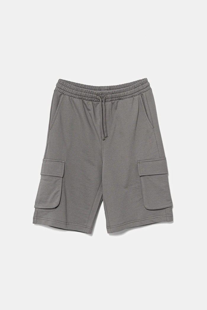 United Colors of Benetton szorty bawełniane szary 39DJC902N.G.Seasonal