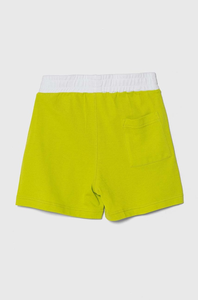 United Colors of Benetton szorty bawełniane dziecięce 3088C902S.G.Seasonal zielony SS24