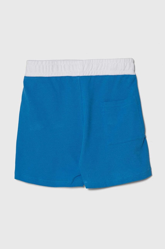United Colors of Benetton szorty bawełniane dziecięce 3088G901H.P.Seasonal niebieski SS24