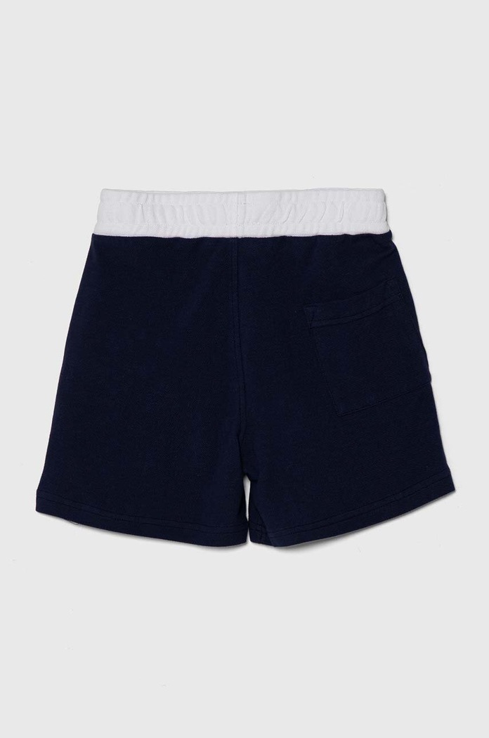 United Colors of Benetton szorty bawełniane dziecięce 3088G901H.P.Seasonal granatowy SS24