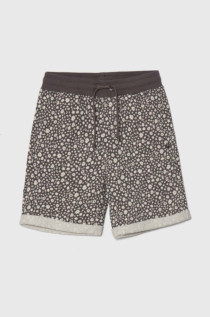 Dětské bavlněné šortky United Colors of Benetton pletenina hnědá 3H0FC902Q.G.Seasonal