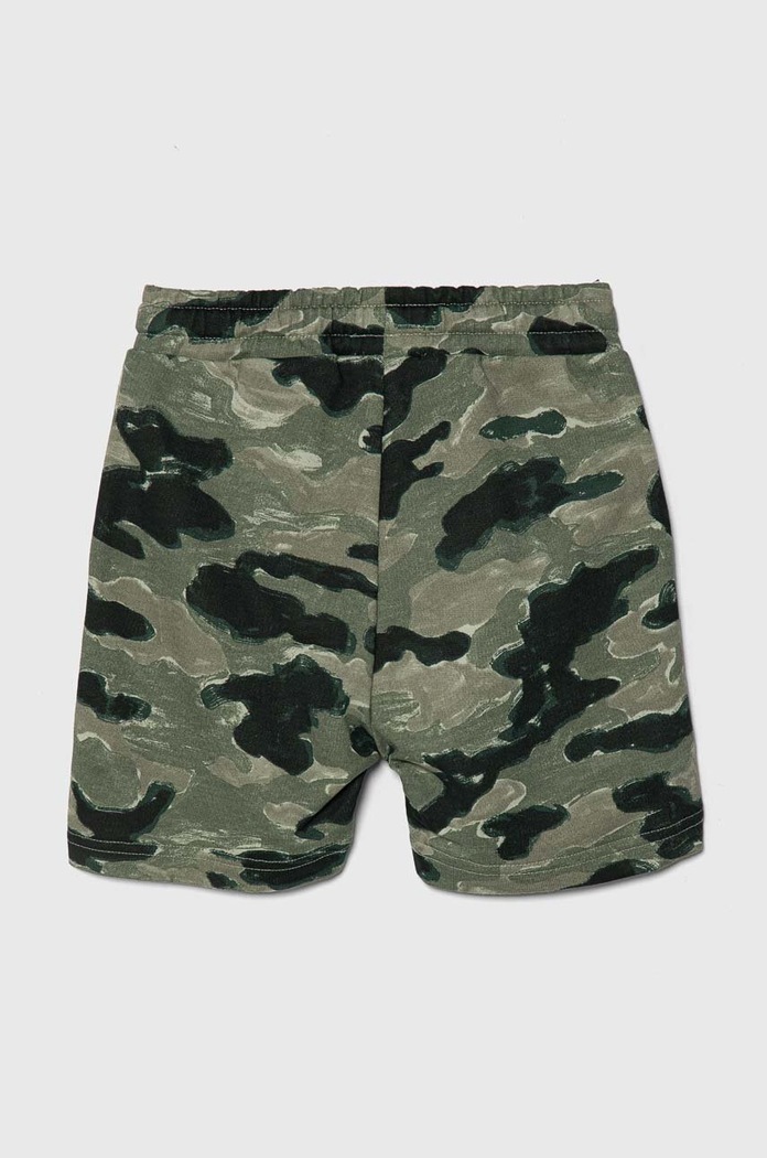 Παιδικό βαμβακερό σορτς United Colors of Benetton 3H0FG901F.P.Seasonal πράσινο SS24