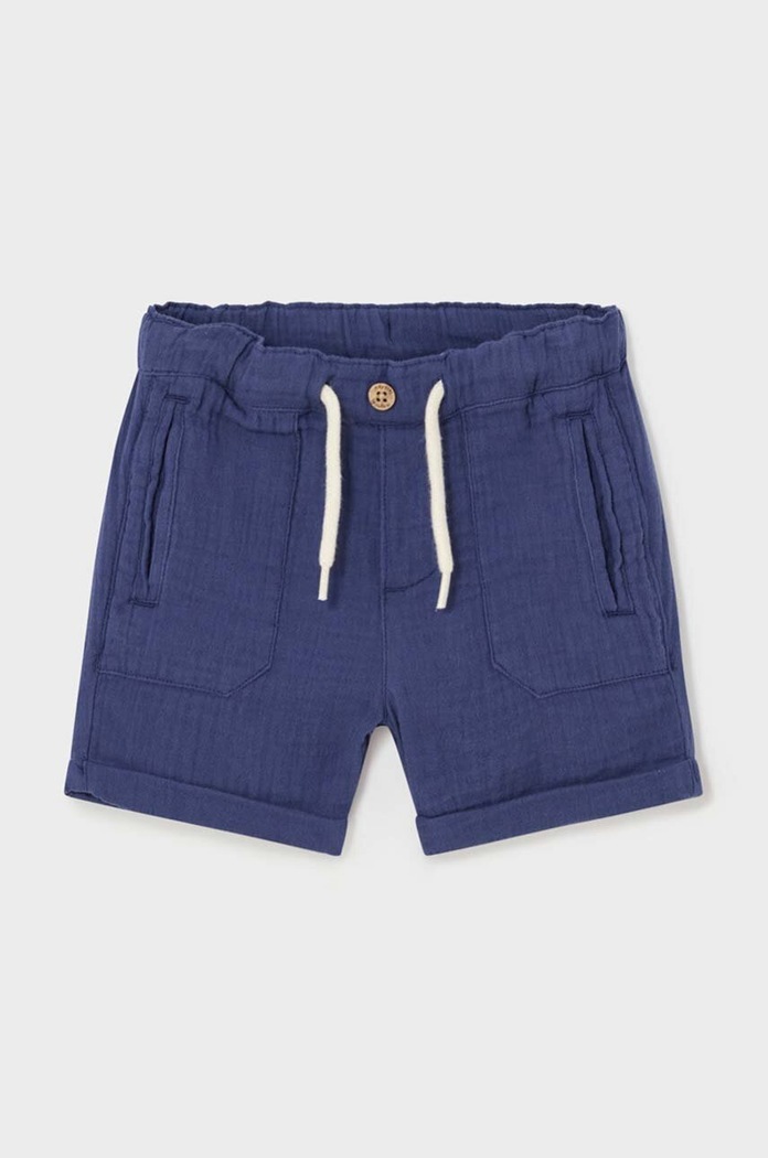 Βρεφικό βαμβακερό σορτς Mayoral casual σκούρο μπλε 1236.3A.Baby.PPYH