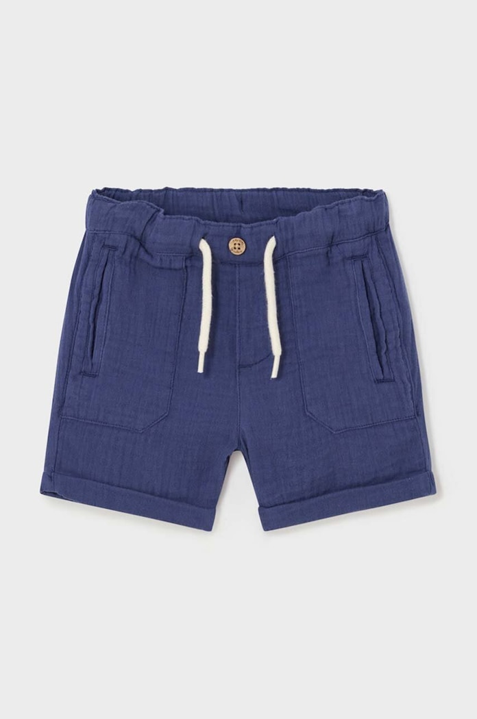 Βρεφικό βαμβακερό σορτς Mayoral casual σκούρο μπλε 1236.3A.Baby.PPYH