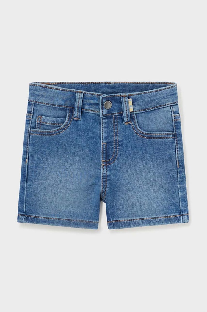 Mayoral szorty niemowlęce soft denim casual niebieski 1241.3K.Baby.PPYH