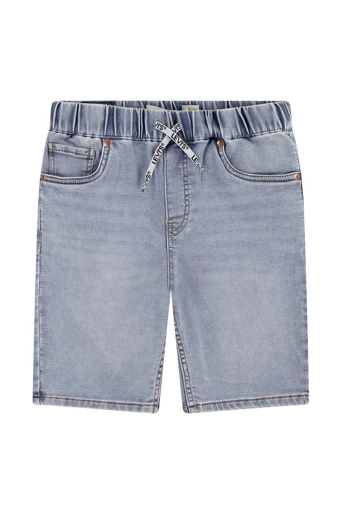 Levi's szorty jeansowe dziecięce z elastanem niebieski 8ED613