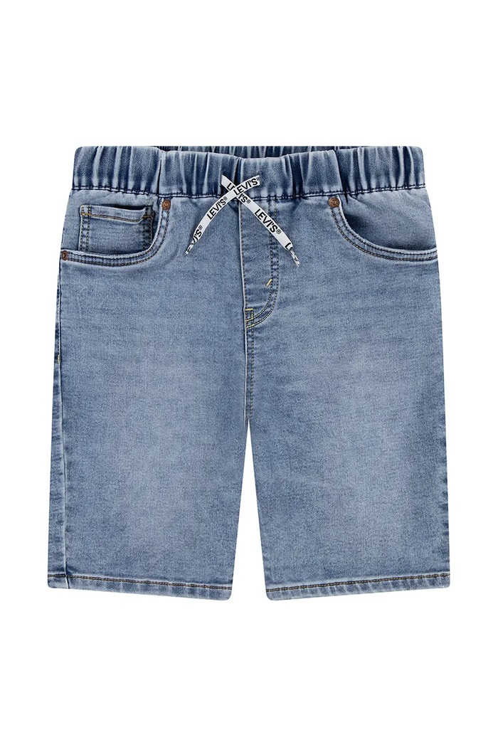Levi's szorty jeansowe dziecięce z elastanem niebieski 8ED613