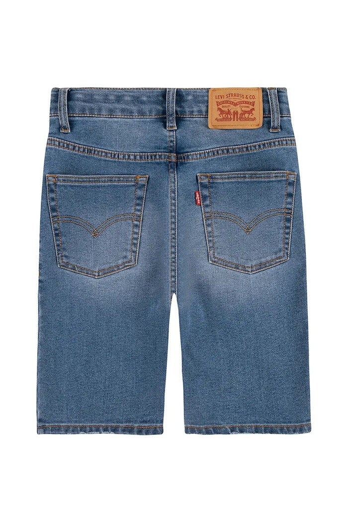 Dětské riflové kraťasy Levi's 8EE452 modrá SS25