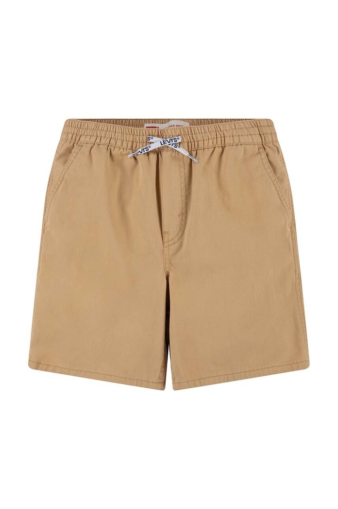 Dětské bavlněné šortky Levi's bavlna béžová 8EH006