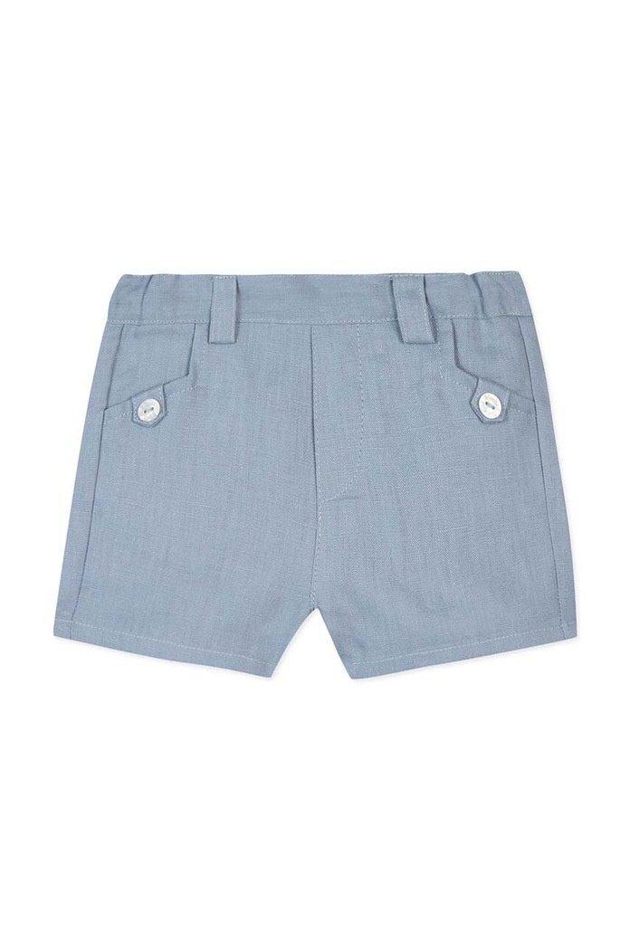 Tartine et Chocolat szorty lniane niemowlęce TY26091.80.94 niebieski SS24