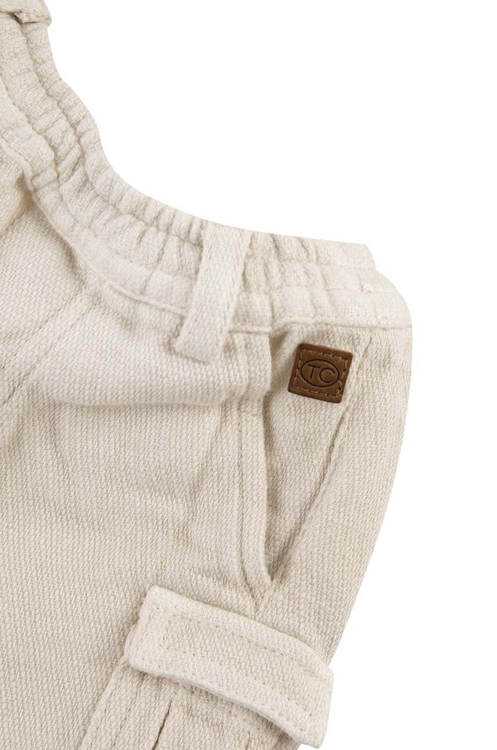 Tartine et Chocolat pantaloni scurți din amestec de in pentru copii bej TY26051.104