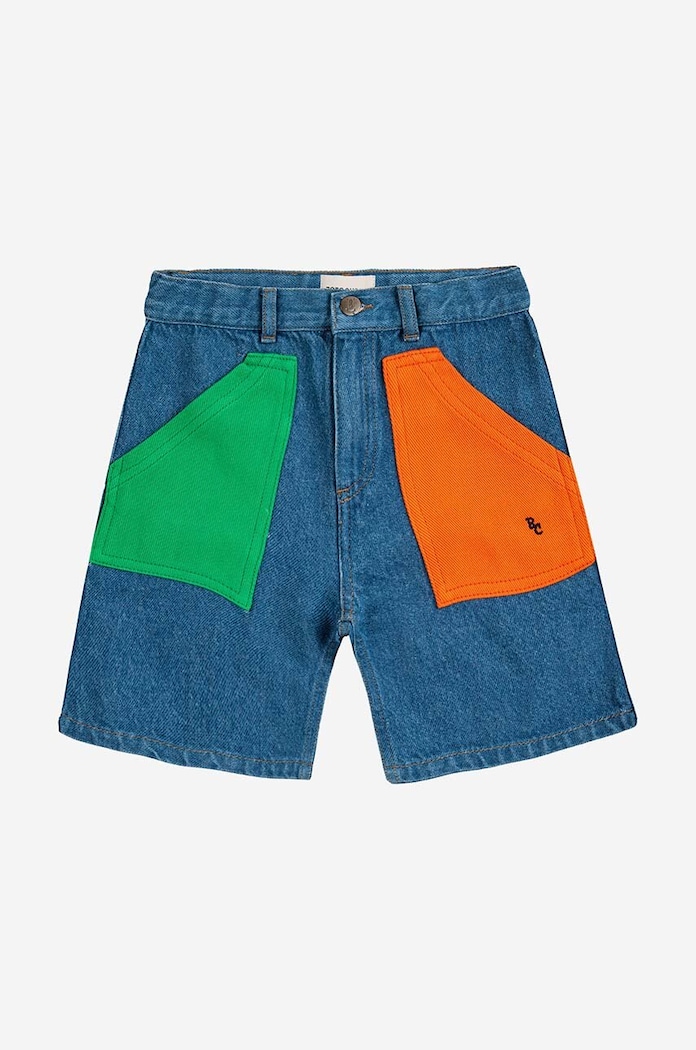 Bobo Choses szorty jeansowe dziecięce 124AC086 niebieski SS24