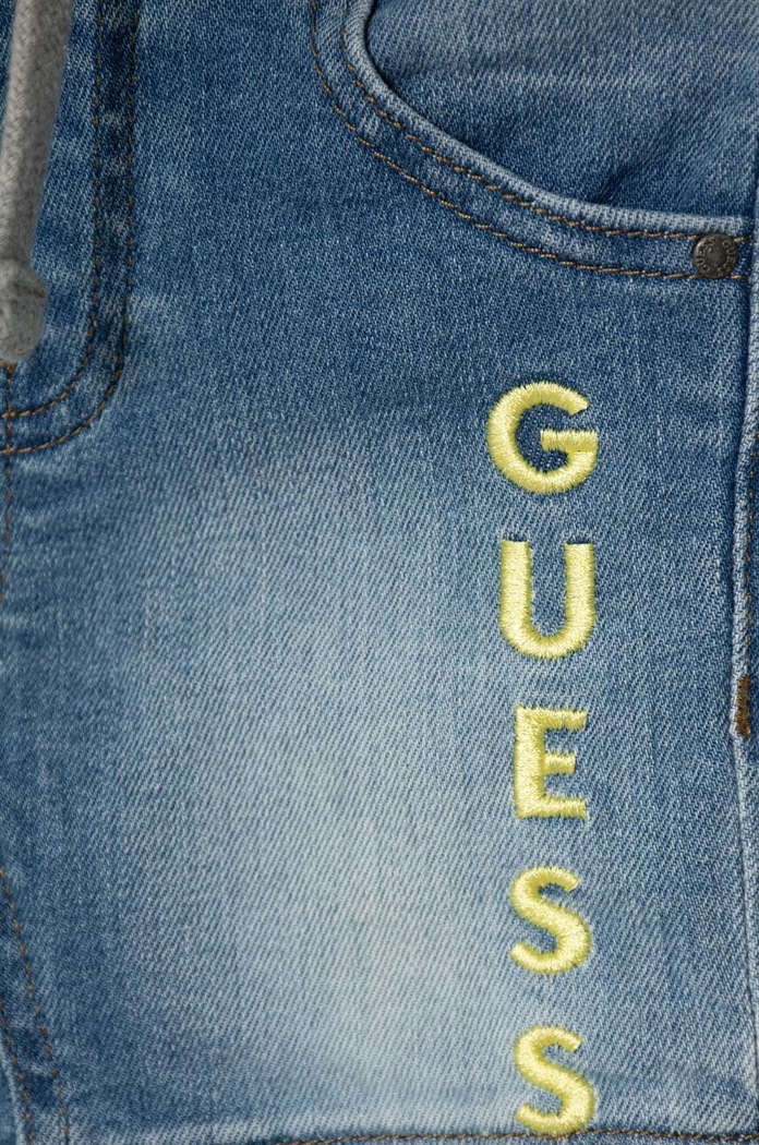 CHLAPEC Dětské riflové kraťasy Guess N4GD15.D4GV0.PPYH modrá