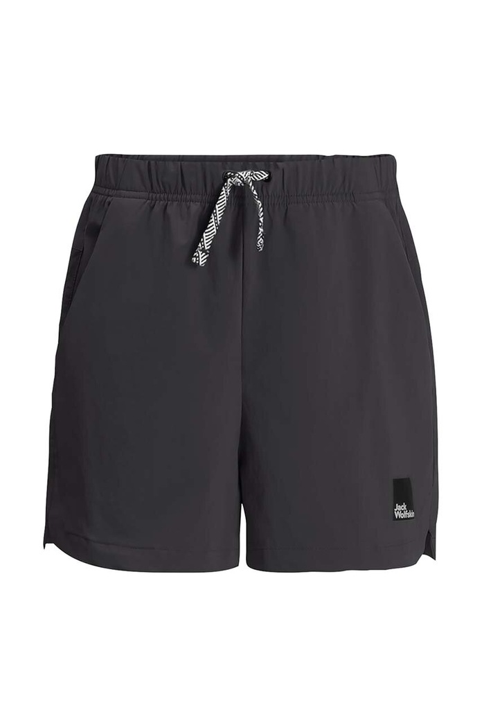 Dětské kraťasy Jack Wolfskin TEEN SHORTS B látka černá 1609871.