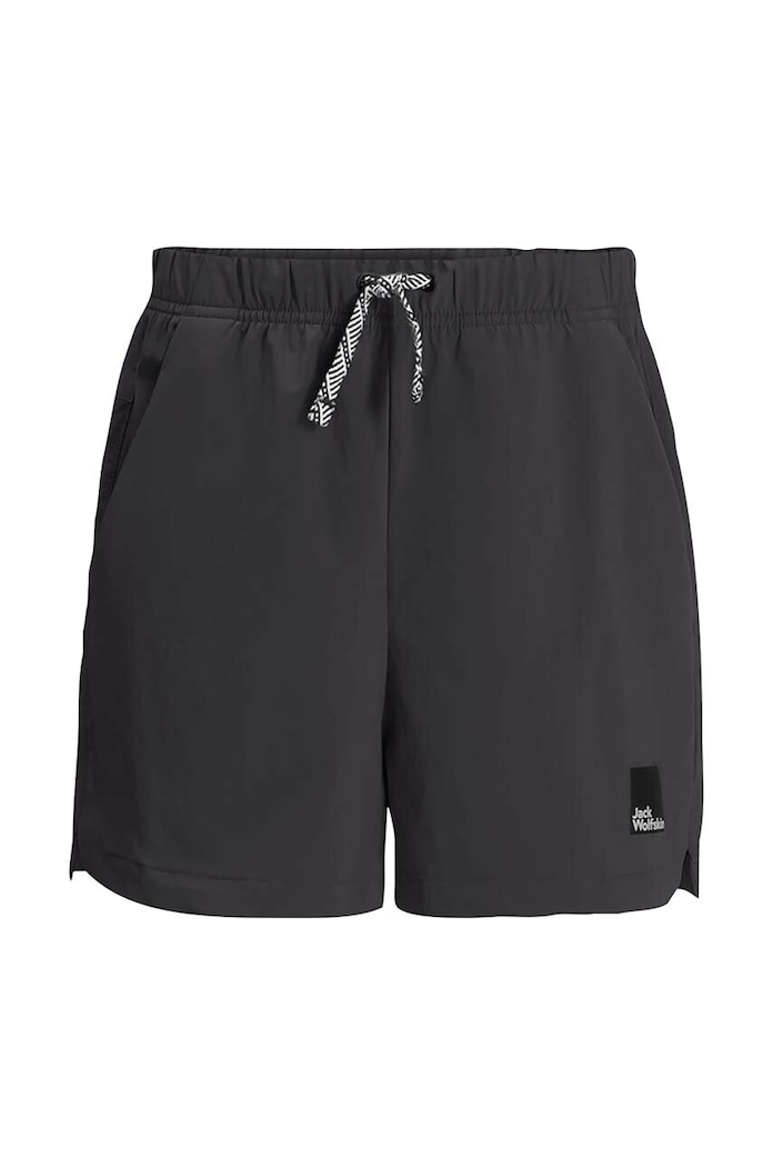 Dětské kraťasy Jack Wolfskin TEEN SHORTS B látka černá 1609871.