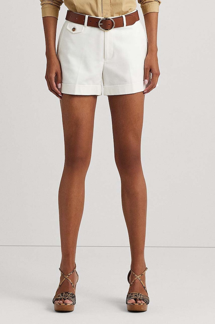 Šortky Lauren Ralph Lauren 200925278 biela SS25