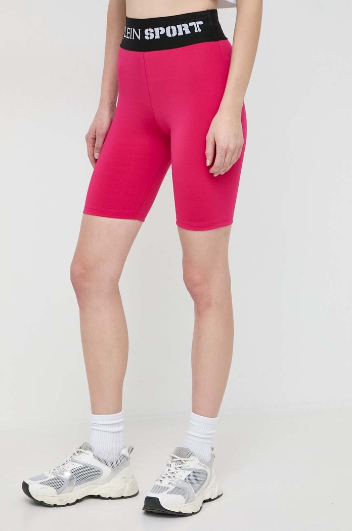 Kratke hlače PLEIN SPORT print roza SADC.WJT1832.STE003N