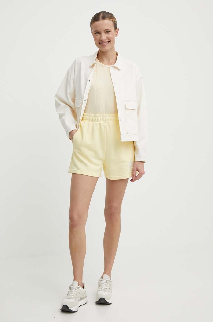 Fila szorty Linyi FAW0763 żółty SS24