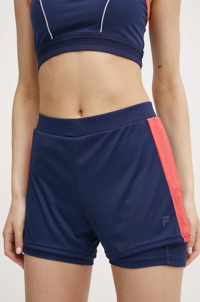 Fila pantaloni scurți de alergare Racale tricotaj bleumarin FAW0708
