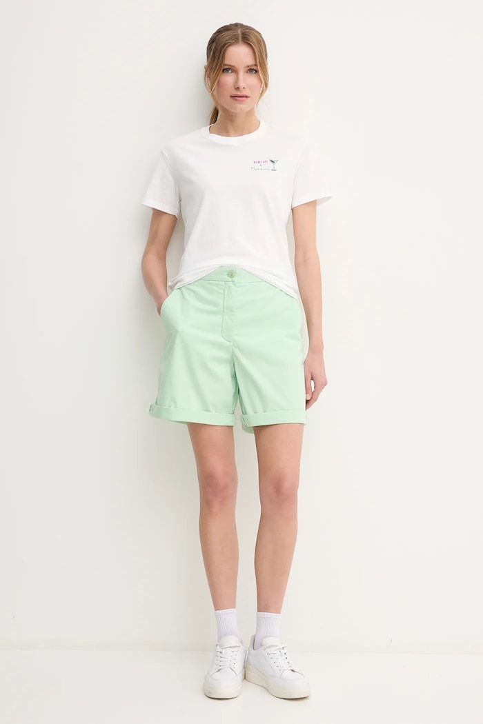 Kraťasy Tommy Hilfiger WW0WW42457 zelená SS25