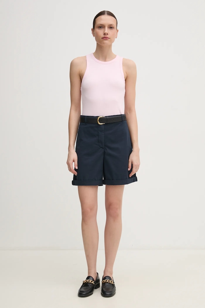 Kraťasy Tommy Hilfiger WW0WW42457 námořnická modř SS25