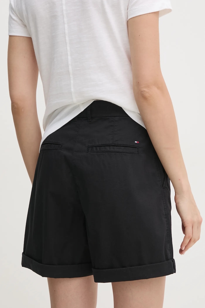 Odzież Tommy Hilfiger szorty WW0WW42457 czarny