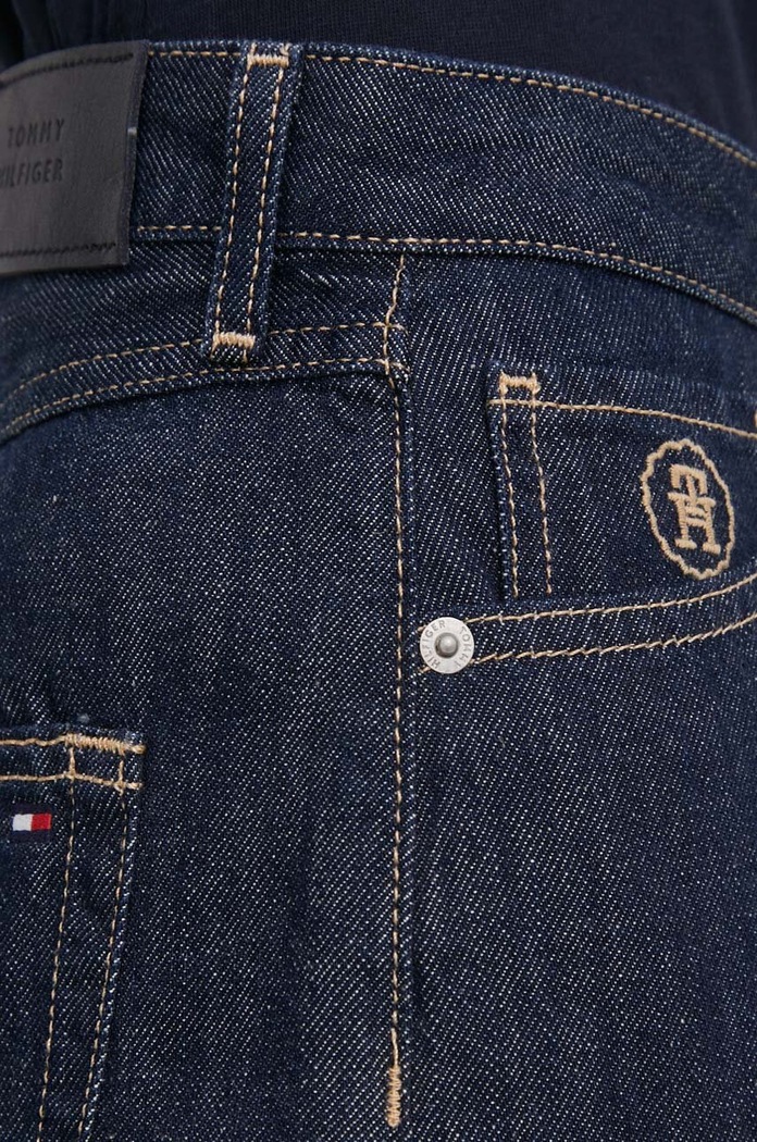 Džínové šortky Tommy Hilfiger WW0WW41325 námořnická modř