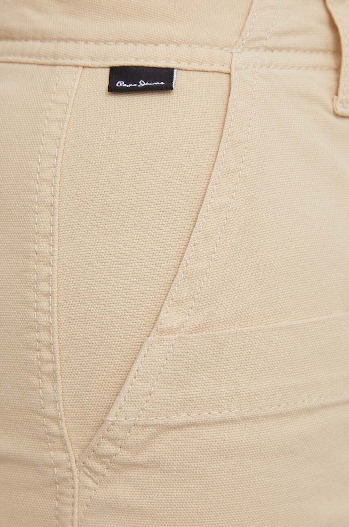 Kratke hlače Pepe Jeans VALENTINA bež PL801096