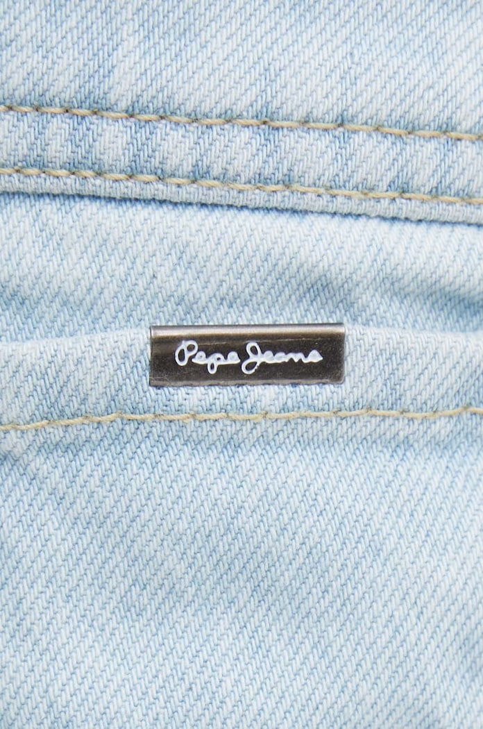 Traper kratke hlače Pepe Jeans RELAXED SHORT MW plava PL801110PF7